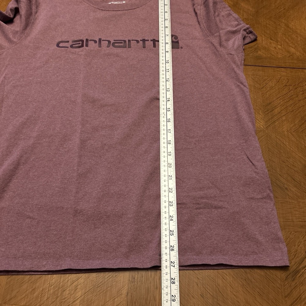 Carhartt (2021) Pink Spell Out T Shirt‎ XL (16-18) Loose Fit Women's RN14806 - Picture 7 of 8